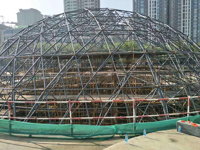 珠海球形网架钢结构施工