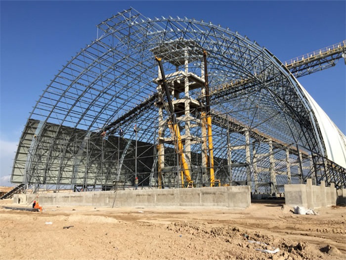 珠海煤机油桶翘工程网架